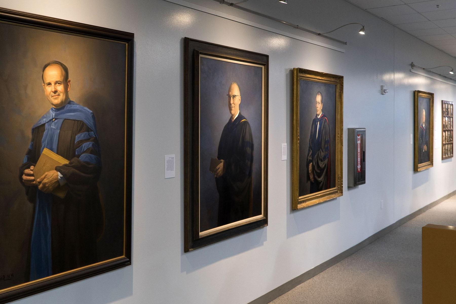 San Jose State University Presidential Portraits.